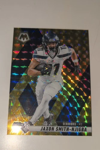2025 Panini Mosaic - Jaxon Smith-Njigba #229 Reactive Yellow Mosaic Prizm