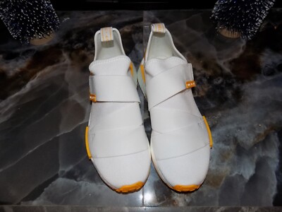 Adidas Originals Nmd-R1 Strap White/Collegiate Gold Sneakers Size 9 Women's NEW