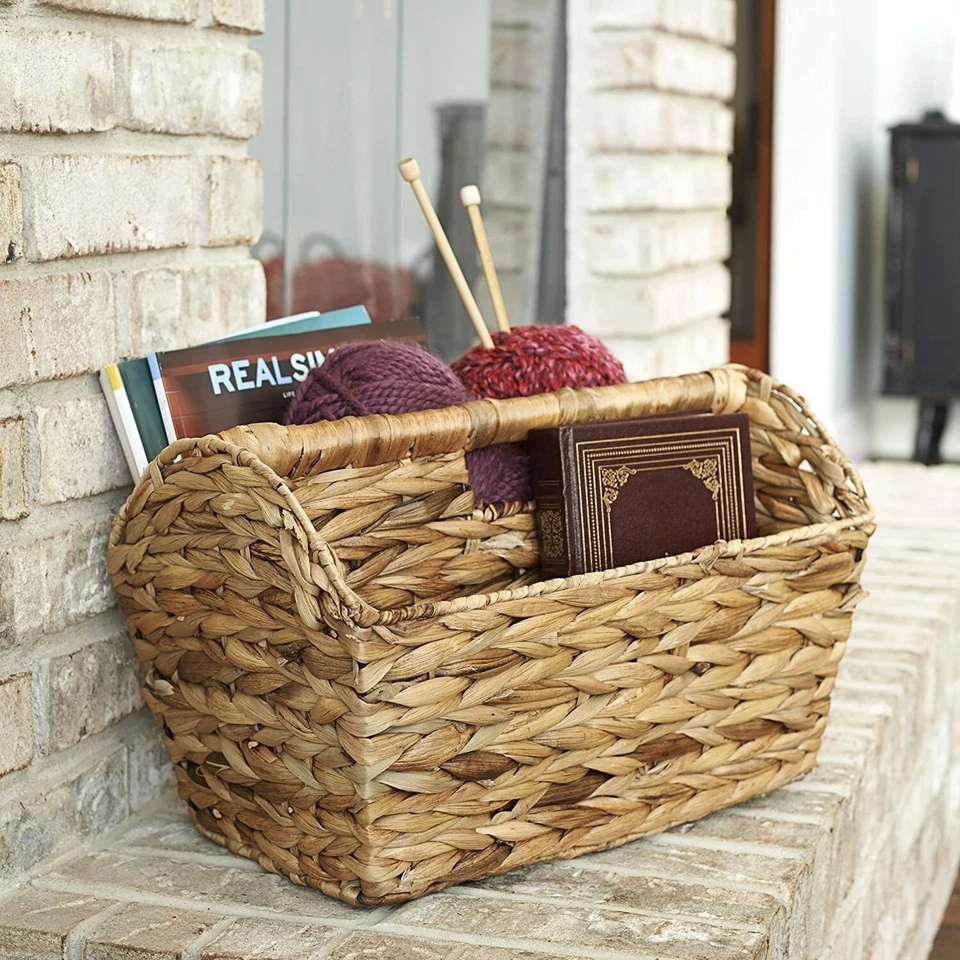 Wicker Magazine Rack - Natural ML-6017 - Image 2 of 4