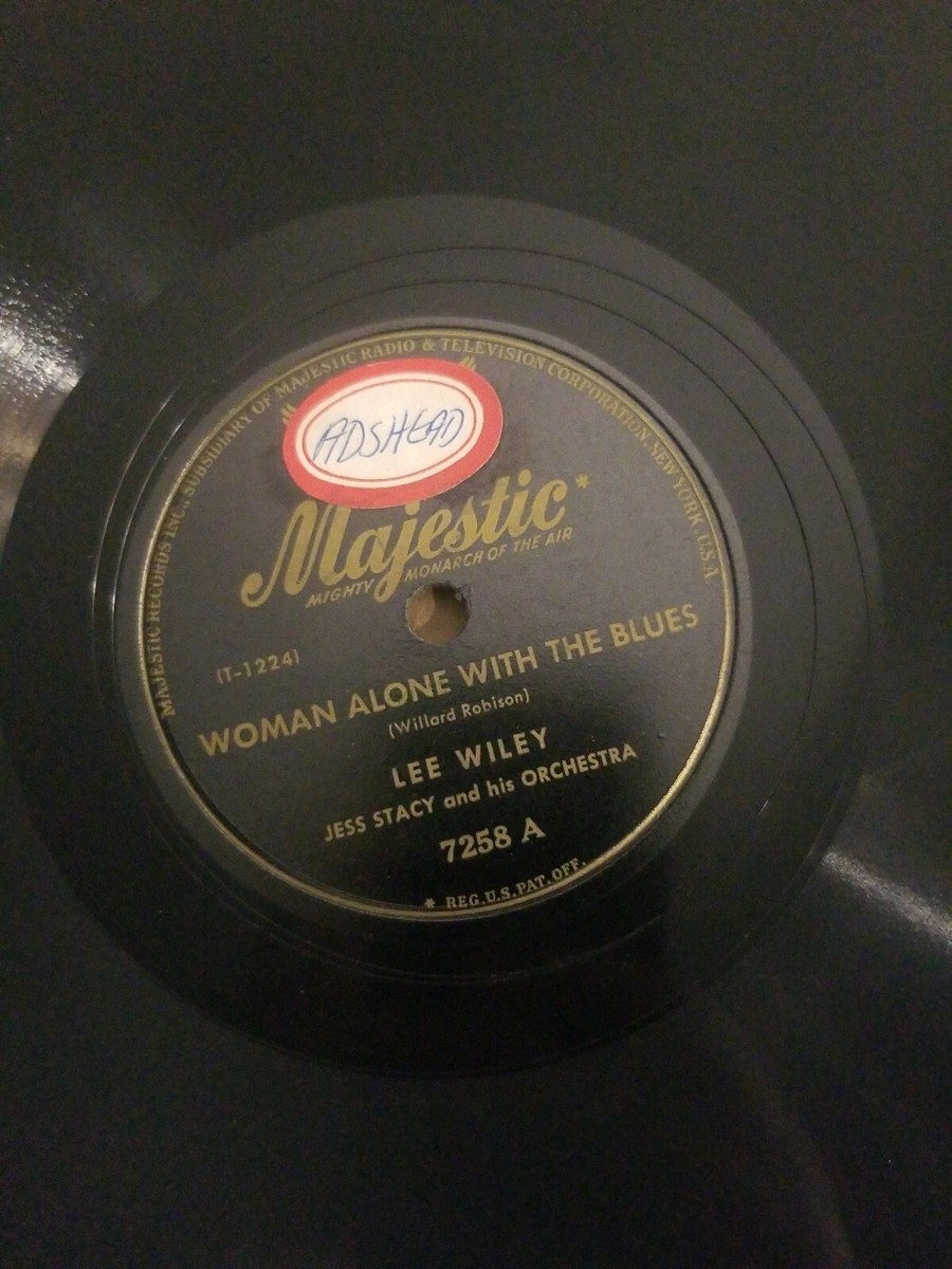 LEE WILEY w/JESS STACY ORCHESTRA 1947 JAZZ MAJESTIC 7258