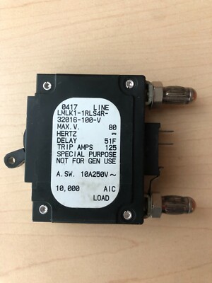 LMLK1-1RLS4R-32016-100-V 100A 100 AMP AIRPAX CIRCUIT BREAKER