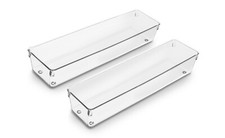 Sorbus Clear Drawer Organizer 2 Pack