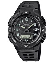 Casio Collection Herrenuhr Solaruhr Ana-Digi 5 Tagesalarme AQ-S800W-1BVEF