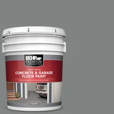 5Gal Epoxy Garage Floor Paint Slate Gray Self Priming Interior Exterior Concrete