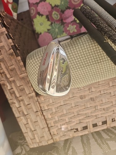 Wilson Golf Harmonized 55° S Sand Wedge Steel Shaft Wedge (S) Flex RH - VGC