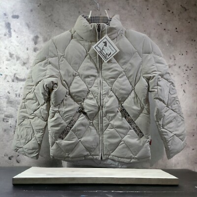 New Authentic 5/A Baker &Co woman's winter down filled Buff Beige jacket X-Small