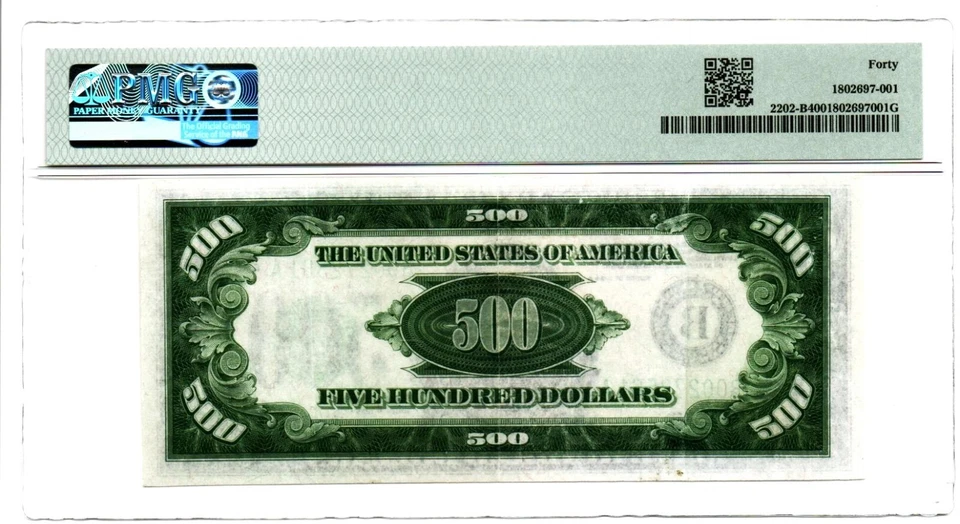 Fr. 2202-B 1934A Federal Reserve Note. PMG Extremely Fine 40 - Image 2 of 2