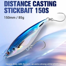 Noeby Sinking Stickbait Fishing Lure 150mm Long Casting Pencil Lure Saltwater