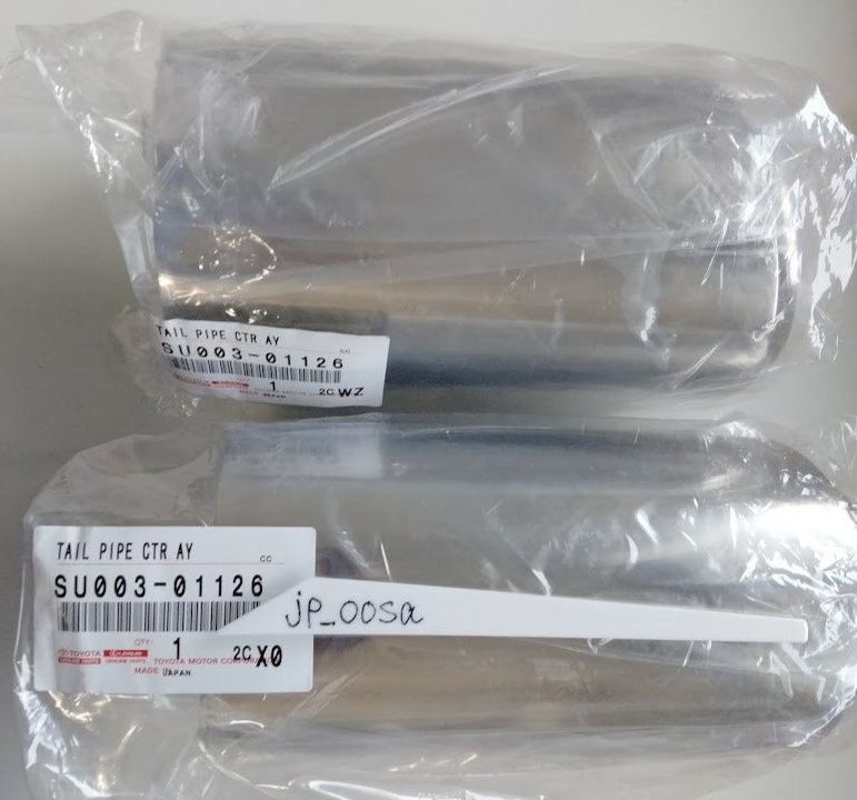 Toyota Genuine OEM SU003-01126 Exhaust Tips 4.25