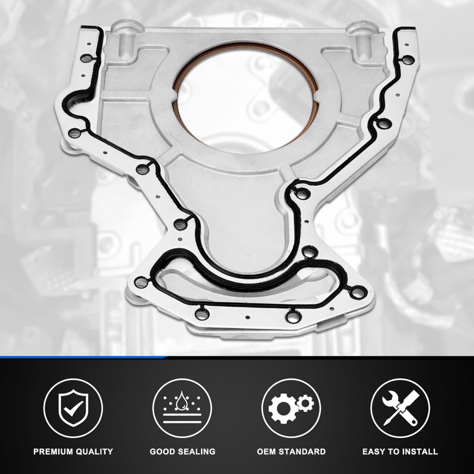 Rear Main Seal Kit for Chevy GMC 4.8 5.3 5.7 6.0 6.2 635-518 12633579 ...