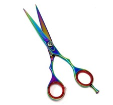 Professional GERMAN Barber Hair Cutting Scissors Shears Size 6.5" Multi Color