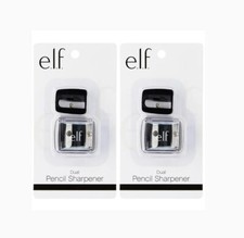 2 PACK e.l.f, Dual-Pencil Sharpener, Convenient, Essential Tool, Sharpens