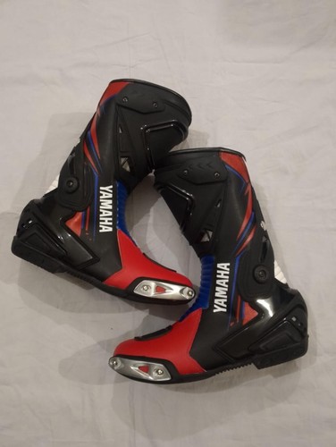 YAMAHA motorcycle leather motorbike racing boots - Picture 5 of 7