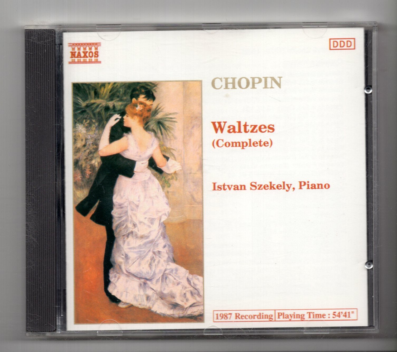 (KJ460) Istvan Szekely: Chopin, Waltzes - 1988 CD