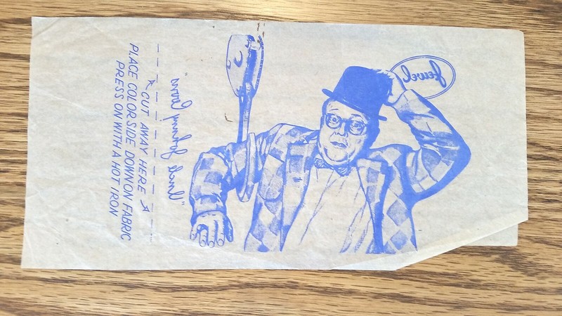 Vintage Uncle Johnny Coons Transfer Chicago 1950's NBC Kids TV Show