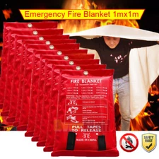 Emergency Fiberglass Fire Blanket, Fire Extinguisher, Home Retardant, 39" X 39"