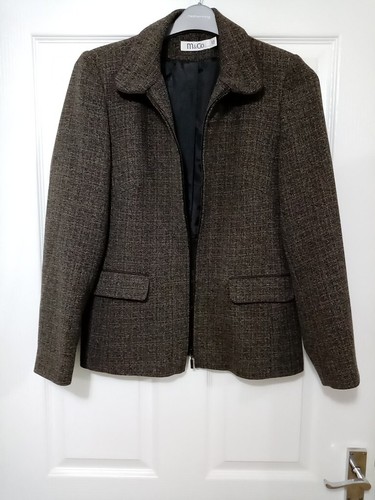 M&Co Cocoa Brown Mix Jacket Size 12 - Picture 11 of 11