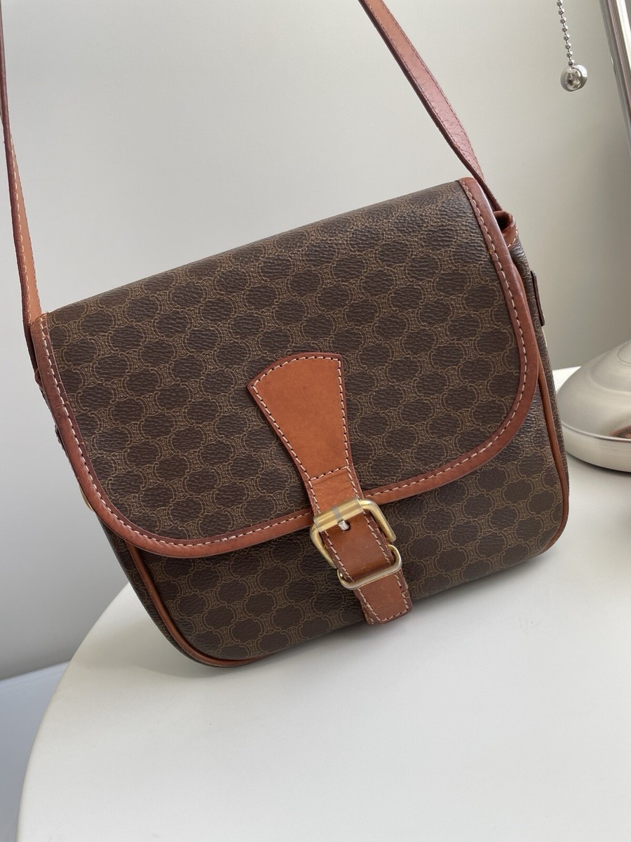 Authentic Celine vintage macadam shoulder bag | eBay