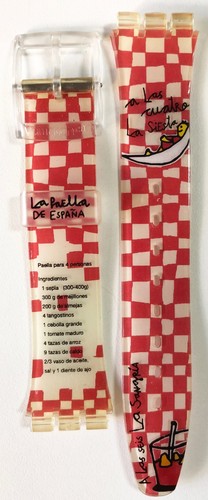 SWATCH ORIGINAL PLASTIC BAND STRAPs - VINTAGE GENT MODELS 17mm #2018 - Picture 12 of 21