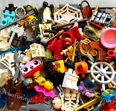 13 Pcs PARTS LEGO Bulk LOT Minifigures Torsos Heads Legs