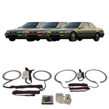 Rgb Multi Color Ir Headlight Halo Kit For Honda Accord 90-93