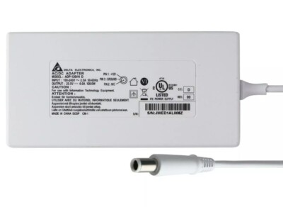 Delta Electronics (120W)20V/6A AC/DC Adapter -White (ADP-120VH D) Brick Only 295