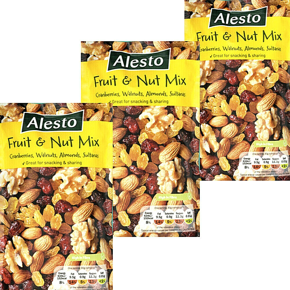 FRUIT & NUT MIX ALESTO 200g, 2pack(400g), 3pack(600g), Vegetarians and