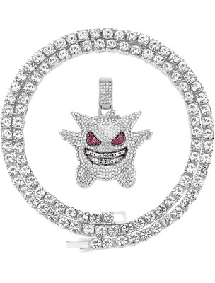 Iced Out GANGAR | Rhinestone Tennis Chain