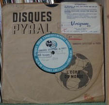 VIVIANE REY PIANO SOLO  CONCOURS ARTISTIQUE DE PARIS ACETATE PYRAL GRENOBLE 1959