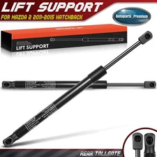 2x Rear Hatch Tailgate Lift Supports Shocks Struts for Mazda 2 11-14 Hatchback