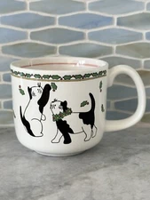 Studio Nova Kitty’s Delight Children’s Cat Christmas Ceramic Cup Mug