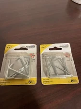 National Hardware Zinc Plated  Steel 1-13/16 in L Square Bend Hook Lot Of 2