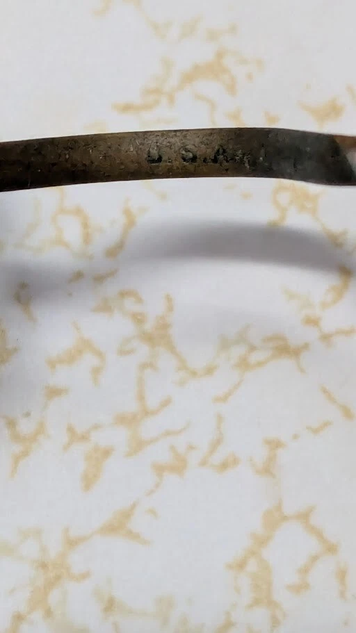 Antique Wire Rimmed Spectacles Glasses Vintage Round Marked USA Harry Potter - Image 4 of 4