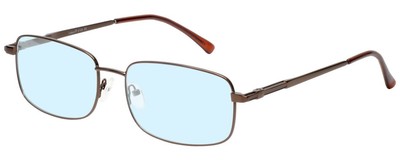 Enhance BIG&TALL EN4106 Multi-Focus Lens Blue Light Blocking Glasses Brown 60 mm