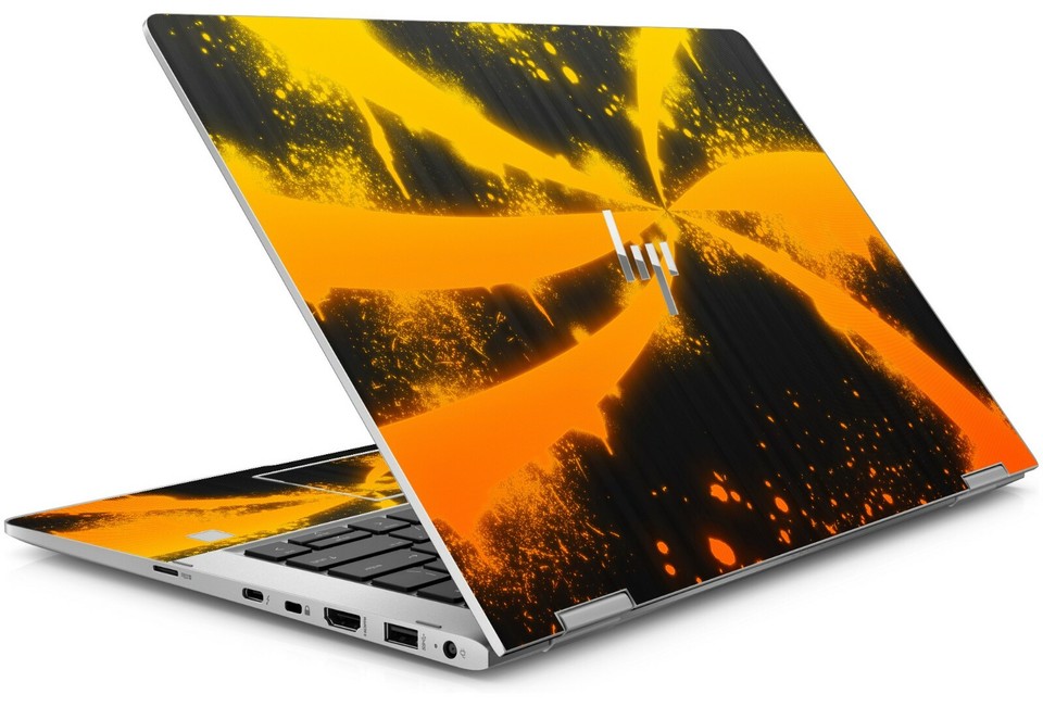 LidStyles Printed Laptop Skin Protector Decal HP Elitebook x360 1030 G2 ...