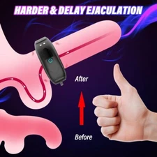 Male-Electric-Penis-Enlarger-Stretcher Sleeve-Penis-Extender-Girth-Enhancer Ring