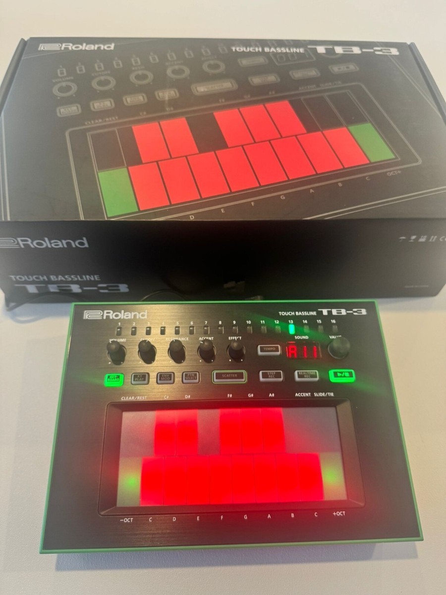美品 Roland TB-3 Touch Bassline Roland TB-3 Touch Bassline Performance Synthesizer Reviews