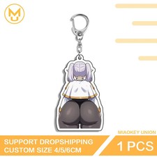 Frieren Double Sided Keyring Exquisite Lightweight Accessories Anime Props Waifu
