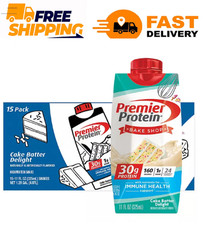 Premier Protein 30g High Protein Shake, Cake Batter Delight 11 fl. oz., 15 pk.