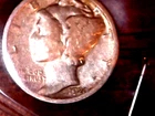 1920-S  SILVER MERCURY DIME - GRADES "FINE"