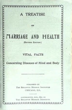 1897 Bellevue Medical Institute Marriage & Health Booklet Chicago Illinois
