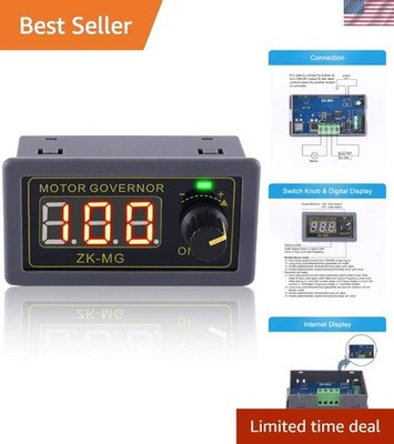 PWM Motor Driver, DC 5V-24V 5A 150W Motor Speed Controller Adjustable Speed R...