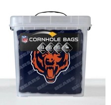 Chicago Bears NFL Cornhole Bags, Set Of 4, New, MSRP 30