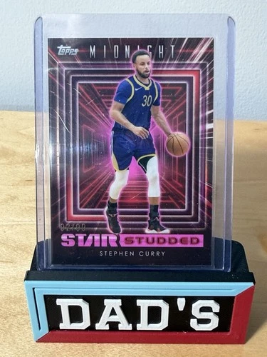 2023-24 Topps Midnight Basketball Star Studded Twilight #SS6 Stephen Curry /99