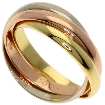 CARTIER Trinity SM #48 Ring K18 Gelbgold K18 Weißgold Damen [gebraucht]