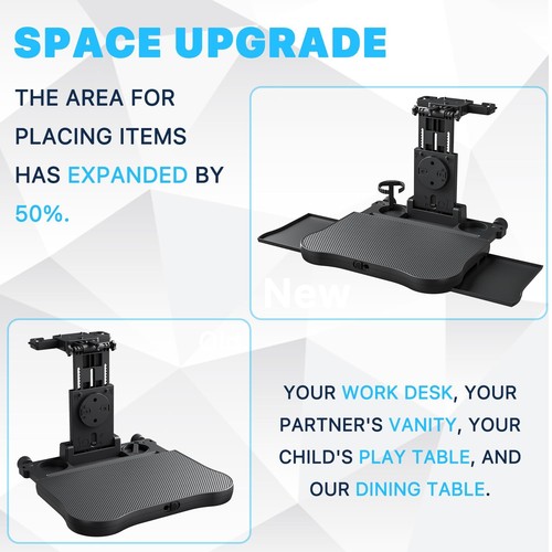 Car Back Seat Tray Table-Stable Auto Backseat Food Trays Desk for Rear Passen... - 第 9/9 張圖片