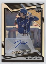 2022 Elite Extra Edition Prime Numbers B Signatures 59/60 Tres Gonzalez Auto w5b
