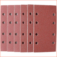 SchleifbläTter 93Mm X 185Mm 30 StüCk 40-240 KöRnung 8 Loch Rechteckig Klett