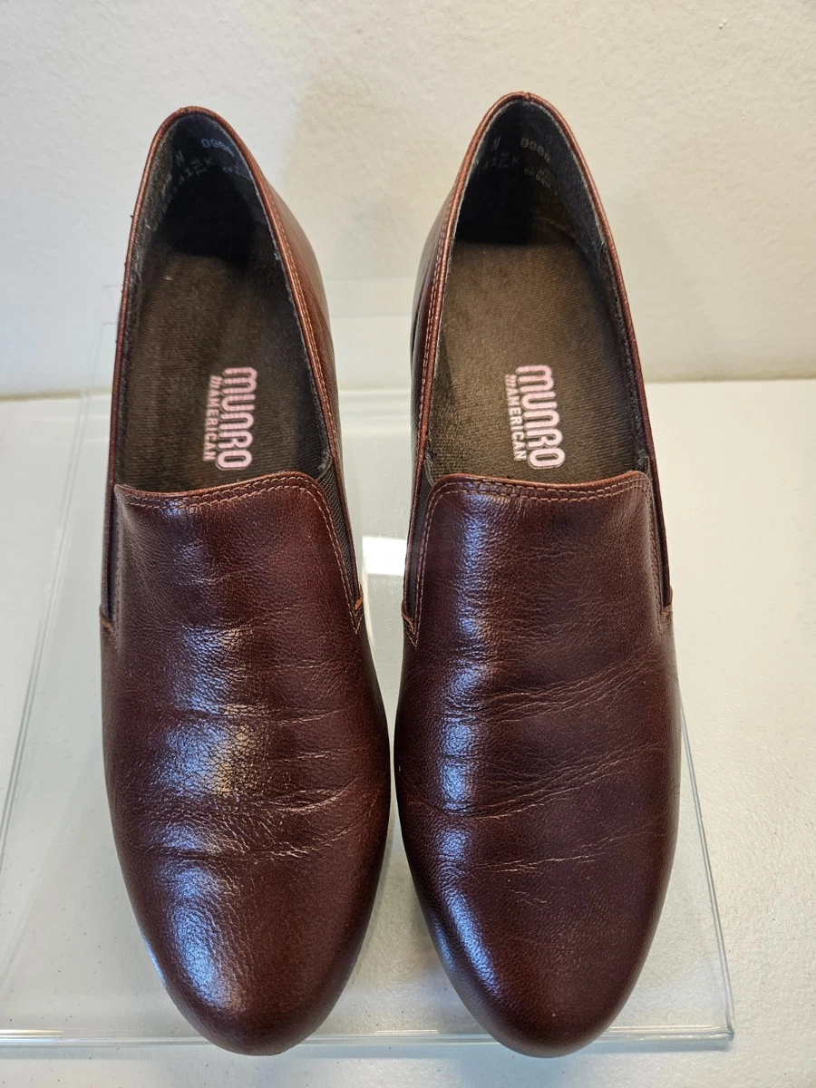 Munro American Sport mens leather and mesh canvas shoes loafers sz 13N Munro American Beige Taupe Slip On Loafers Shoes Size 7SS  main image 3