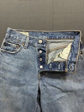 Levi  s Premium 501  90s Jeans Women  s W24 L30 Button Fly Loose Straight